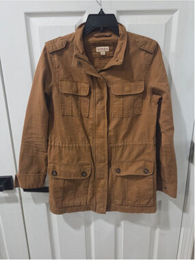 Women's Merona Utility Jacket Brown Size XS